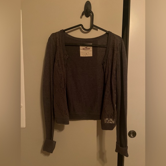 Grey lace cardigan - Picture 3 of 8